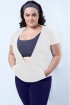 Jaqueta poliamida com UV 25 plus size-Branco