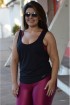 Regata fitness detalhe brilho Plus size-Preto